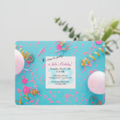 誕生日パーティーの時間 招待状 (スタンド正面)