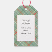 誕生日パーティーの猫と風船 カラフルなギフトタグ ギフトタグ (裏面)