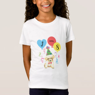 誕生日パーティーの風船玩具プードル Tシャツ
