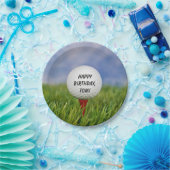 誕生日パーティーのT型ゴルフボール ペーパープレート (パーティー)