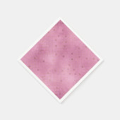 誕生日パーティーはかりで測に訪れたいピンクの人魚 スタンダードカクテルナプキン (角)