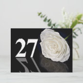 誕生日パーティーへの招待27歳 招待状 (スタンド正面)