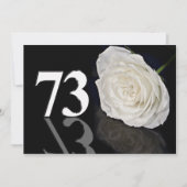 誕生日パーティーへの招待73歳 招待状 (正面)