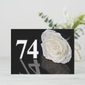 誕生日パーティーへの招待74歳 招待状 (スタンド正面)