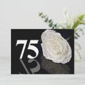 誕生日パーティーへの招待75歳 招待状 (スタンド正面)