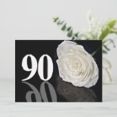 誕生日パーティーへの招待90歳 招待状 (スタンド正面)