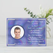 誕生日パーティーへの招待 招待状 (スタンド正面)