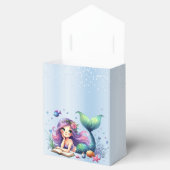 誕生日パーティーウォーターカラーマーメイドシーライフかわいい フェイバーボックス (オープン)