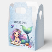 誕生日パーティーウォーターカラーマーメイドシーライフかわいい フェイバーボックス (オープン)