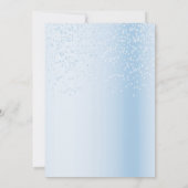 誕生日パーティーウォーターカラーマーメイドシーライフかわいい 招待状 (裏面)