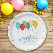 誕生日パーティーカラフルバルーン