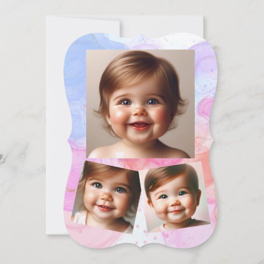 誕生日パーティーカードへの招待 (裏面)