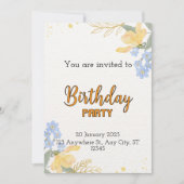 誕生日パーティーカード シーズンカード (正面)