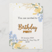 誕生日パーティーカード シーズンカード (正面/裏面)