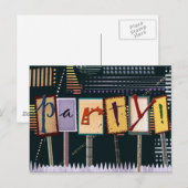 誕生日パーティーカード ポストカード (正面/裏面)