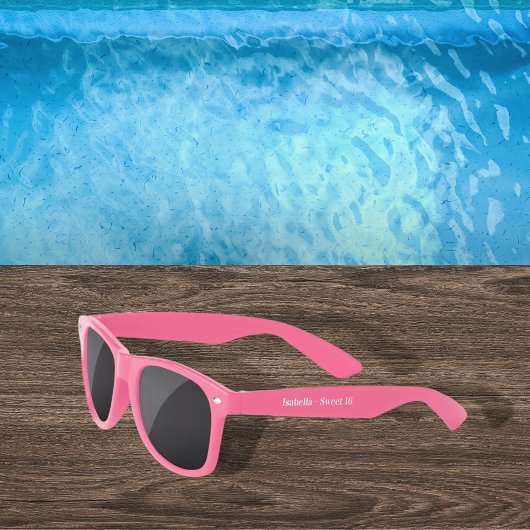 誕生日パーティーガールピンク サングラス