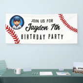誕生日パーティーキッズチーム選手スポーツ，ソフトボール 横断幕 (トレードショー)