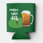 誕生日パーティークーリーゴルフパーティーフェイスカークールブ 缶クーラー (正面)