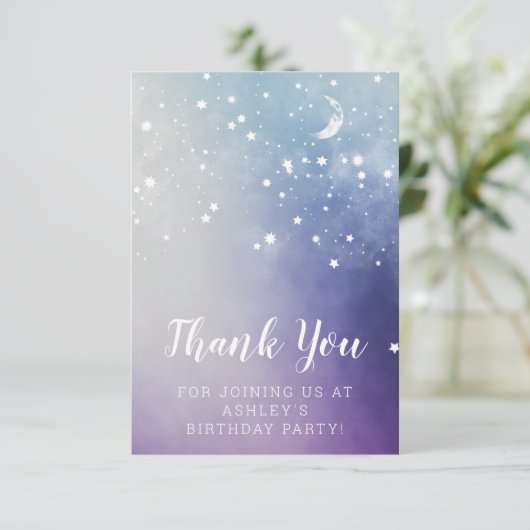 誕生日パーティーサンキューカード サンキューカード (スタンド正面)