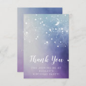 誕生日パーティーサンキューカード サンキューカード (正面/裏面)