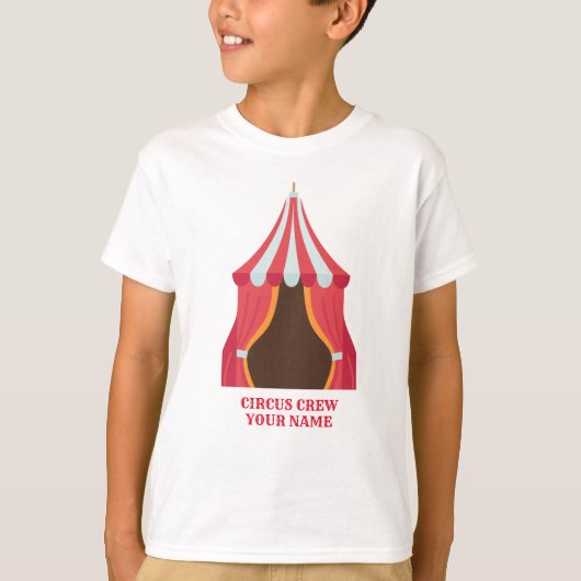 誕生日パーティーサーカステーマ子供Tシャツ名 Tシャツ (正面)