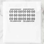 誕生日パーティーシール 長方形シール (バッグ)