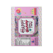 誕生日パーティーチップバッグラッパーの好意 ノートパッド (回転)