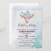 誕生日パーティーテンプレート3 招待状 (正面/裏面)