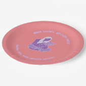 誕生日パーティーテーマの本 ペーパープレート (アングル)