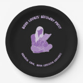 誕生日パーティーテーマの本 ペーパープレート (正面)