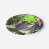 誕生日パーティードイツシェパード ペーパープレート (アングル)