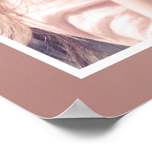 誕生日パーティーバラ金ゴールドグリッタードライプウェルカム ポスター (角)