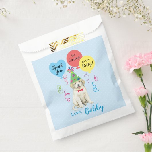 誕生日パーティーバルーン素晴らしピレネーのバッグ フェイバーバッグ (封をした状態)