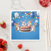 誕生日パーティーペーパーナプキン スタンダードランチョンナプキン (インサイチュ)