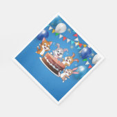 誕生日パーティーペーパーナプキン スタンダードランチョンナプキン (角)