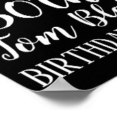 誕生日パーティーポスター50th 40th 30th ポスター (角)