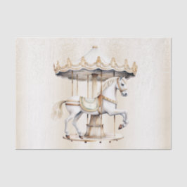 誕生日パーティーメリーゴーラウンドサーカスカーニバルかわいい 薄葉紙