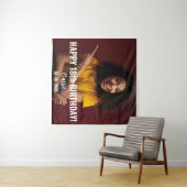 誕生日パーティー写真18thまたはその他の誕生日 タペストリー (インサイチュ(横))