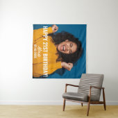 誕生日パーティー写真21stまたはその他の誕生日 タペストリー (インサイチュ(横))