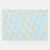 誕生日パーティー動物テーマギフトラッピング紙 ラッピングペーパーシート (正面3)