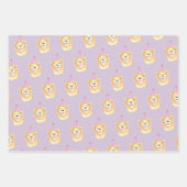 誕生日パーティー動物テーマギフトラッピング紙 ラッピングペーパーシート (正面)