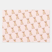 誕生日パーティー動物テーマギフトラッピング紙 ラッピングペーパーシート (正面2)