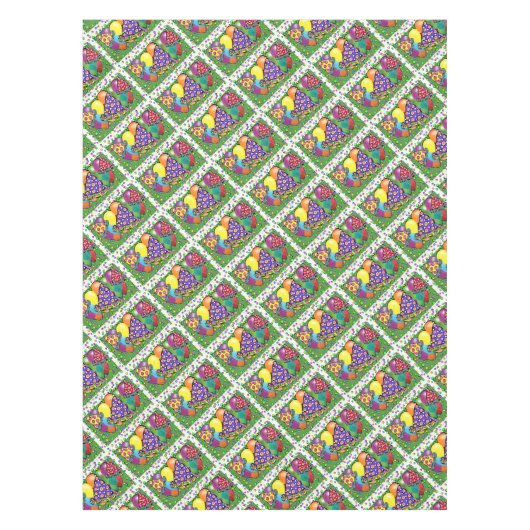 誕生日パーティー帽子 テーブルクロス (正面)