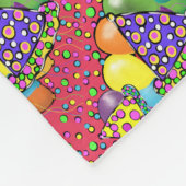 誕生日パーティー帽子 フリースブランケット (角)