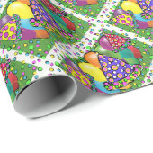 誕生日パーティー帽子 ラッピングペーパー (ロールコーナー)