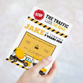 誕生日パーティー建設招待状 - あらゆる年齢 招待状