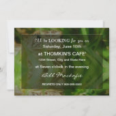 誕生日パーティー招待状ユーモアカエル来か? 招待状 (裏面)