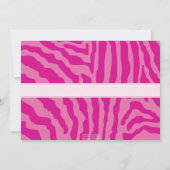 誕生日パーティー招待状::アニマルプリント3L 招待状 (裏面)