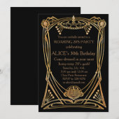 誕生日パーティー招待状（年齢不問） 招待状 (正面/裏面)