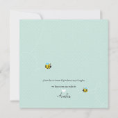 誕生日パーティー招待状:：庭の花2 招待状 (裏面)